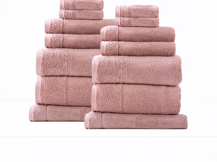 Aireys 650 GSM Zero Twist 14 Piece Bath Cherwood Towel by Renee Taylor