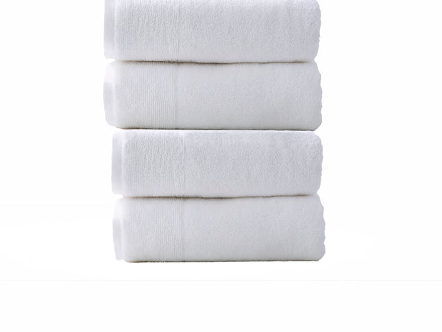 Aireys 650 GSM Zero Twist 4 Piece Snow Bath Towel by Renee Taylor