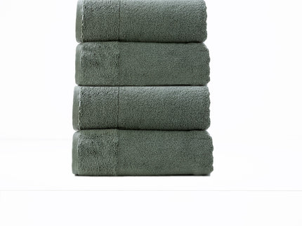 Aireys 650 GSM Zero Twist 4 Piece Agave Bath Towel by Renee Taylor
