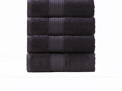 Brentwood 650 GSM Low Twist 4 Piece Carbon Bath Towel by Renee Taylor
