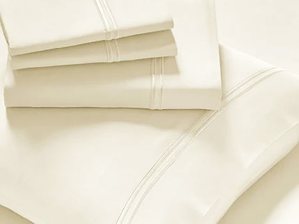 Strada Embroidered 1000 TC Egyptian Cotton Pristine Split King Sheet sets by Renee Taylor