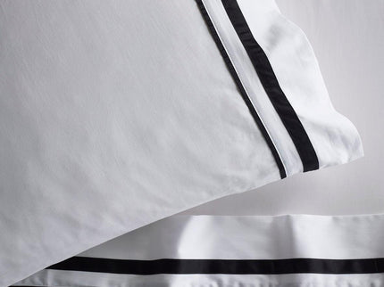 Cloud 1000 TC Egyptian Cotton White Charcoal Split King Sheet sets by Renee Taylor