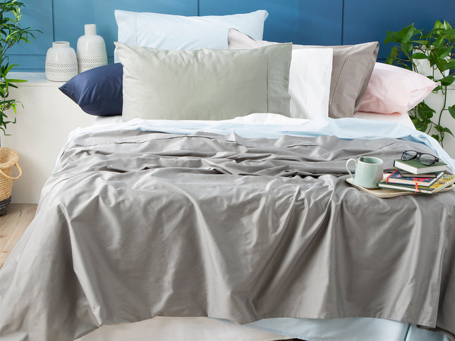 500 TC Bamboo Cotton Charcoal Split King Sheet Set by Park Avenue