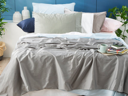500 TC Bamboo Cotton Pewter Split King Sheet Set by Park Avenue