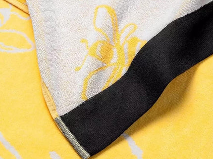 Renee Taylor 2 Pack Jacquard Velour Large Beach Towel 100 x 180 cms Bee