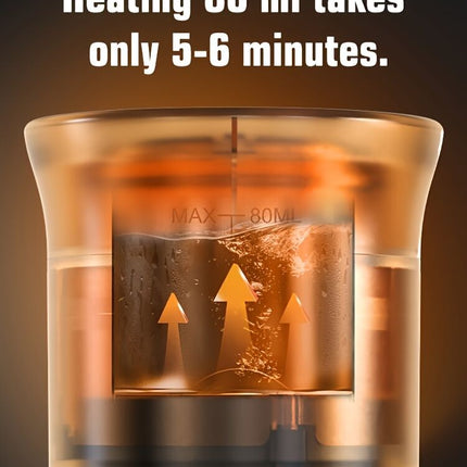 Upgraded Portable Coffee Maker with Temperature and Power Display, USB-C Charging, Self-Heating & Cold Brew Functions, Compatible with Coffee Capsules/Ground Coffee. Perfect Espresso Machine for Home, Office, Travel, RV, (white)