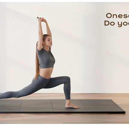Thickened Foldable Fitness Mat｜Anti-Slip Home Exercise Mat for Treadmill and Yoga, Multi-Functional Silent Floor Protector