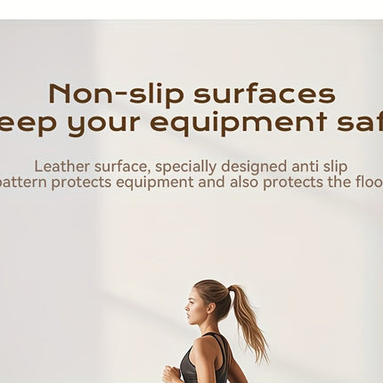 Thickened Foldable Fitness Mat｜Anti-Slip Home Exercise Mat for Treadmill and Yoga, Multi-Functional Silent Floor Protector