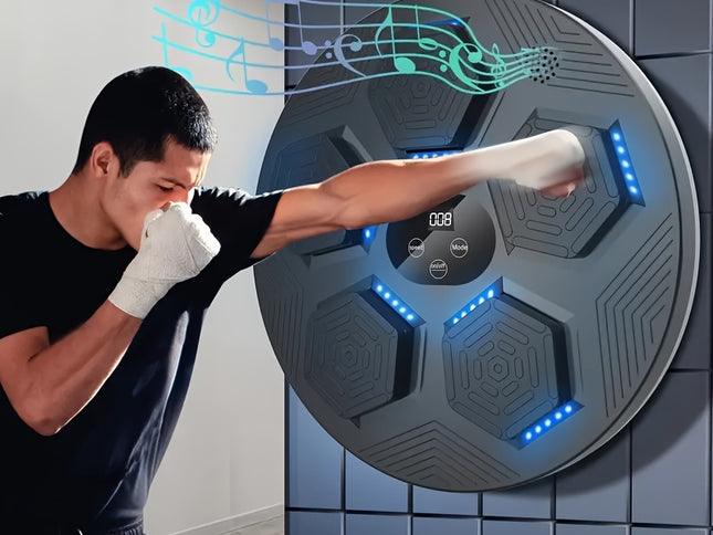 Smart Boxing Training Device: 18 Music Modes + Adaptive System + Minimalist Wall Mount, Creating a Professional-Grade Immersive Home Fitness Experience
