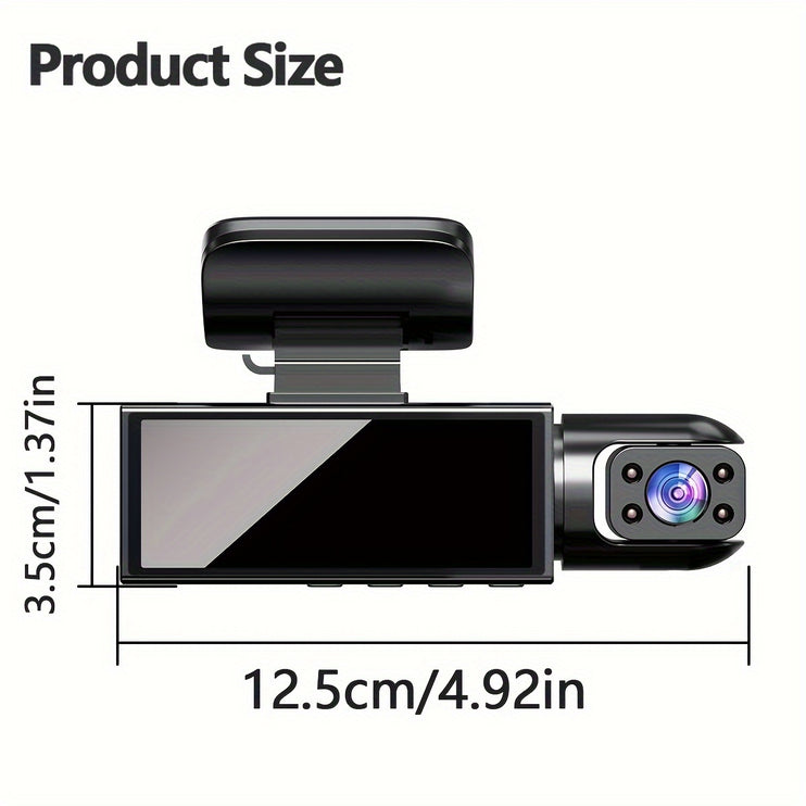 Super Memory Triple Cam Dash Cam! 32GB storage + 1080P HD triple lens, 170¬¨¬®¬¨¬Æ¬¨¬®¬¨√Ü‚Äö√Ñ√∂‚àö√ë‚àö‚àÇ‚Äö√†√∂‚Äö√Ñ‚Ä†‚Äö√†√∂¬¨‚Ñ¢ panoramic coverage of front, cabin, and rear, 24/7 protection for your safe journey.
