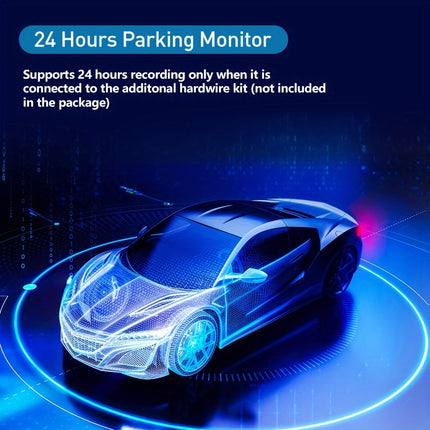 Super Memory Triple Cam Dash Cam! 32GB storage + 1080P HD triple lens, 170° panoramic coverage of front, cabin, and rear, 24/7 protection for your safe journey.