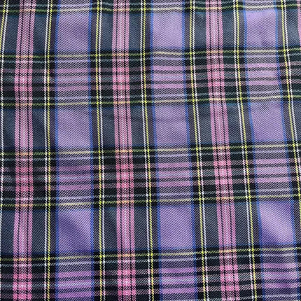 polyester woven fabric, plaid fabric, Christmas red green fabric, twill fabric, jacquard check fabric, fabric for bags, fabric for shoes, fabric for hats, fabric for pet decorations, festive fabric, holiday craft fabric, DIY fabric Australia - White - Siz