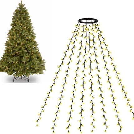 USB Powered Christmas Tree Lights Indoor, Twinkle Timer 8 Modes Waterproof with Memory Function – Perfect for Home, Garden, Patio, Balcony, Party, Wedding, Holiday Display and Everyday Decor - Warm White - Size 3m 400-LED String Light