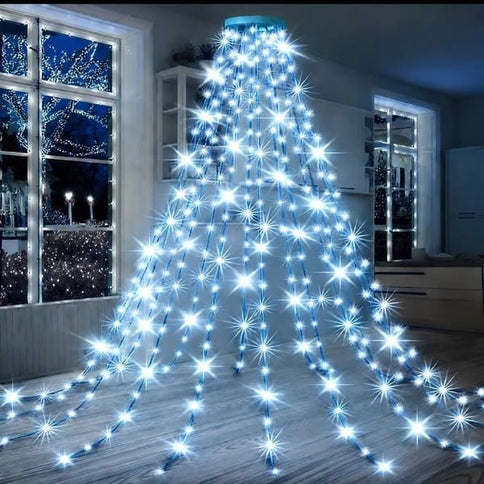 USB Christmas Tree Lights with Timer & Memory ‚Äì 3m 300-LED, 8 Modes, Cold White