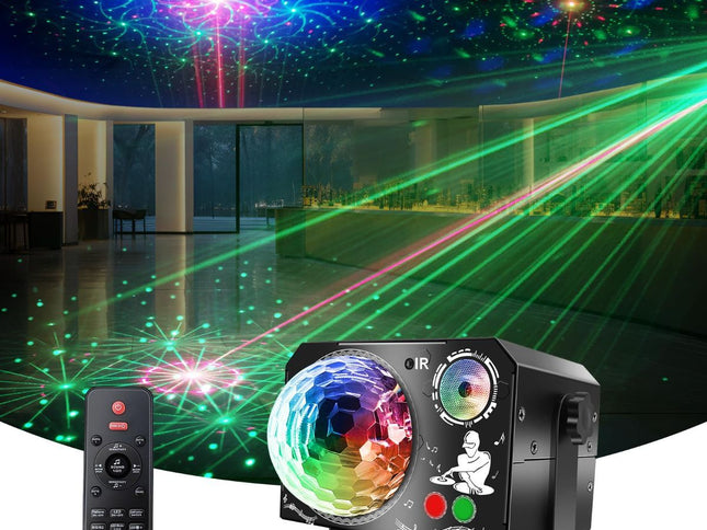Disco Ball Light RGB Magic Ball Strobe Pattern Light with UV Light, Suitable for Home Parties, Halloween Parties, Bars, Christmas Parties and Weddings