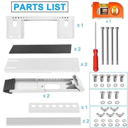 No-Drill Window Air Conditioner Support Bracket ‚Äì 200lbs Capacity, Fits 5,000‚Äì24,000 BTU Units