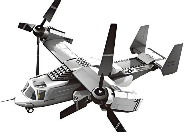 Christmas gift US Osprey Tiltrotor Aircraft Building Blocks Set, 460 Pieces Military Transport Model Kit for Kids Aged 6+ & EnthusiastsÔºàOsprey tiltrotor aircraftÔºâ