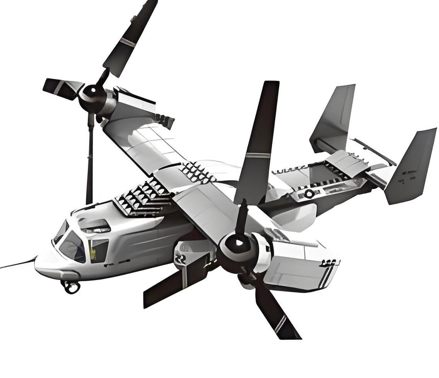 Christmas gift US Osprey Tiltrotor Aircraft Building Blocks Set, 460 Pieces Military Transport Model Kit for Kids Aged 6+ & Enthusiasts‚àö√Æ¬¨‚à´‚àö‚Ä†Osprey tiltrotor aircraft‚àö√Æ¬¨‚à´‚àö¬¢