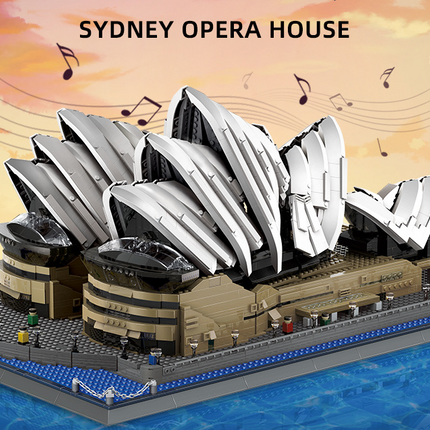 Sydney Opera House Mini Building Blocks Model ‚Äö√Ñ√∂‚àö√ë‚àö‚àÇ‚Äö√†√∂‚àö√´‚Äö√†√∂¬¨¬Æ Iconic Architectural Masterpiece for Home Display, Gifts & Creative Play (White) | Other Architectural Models Available In-Store