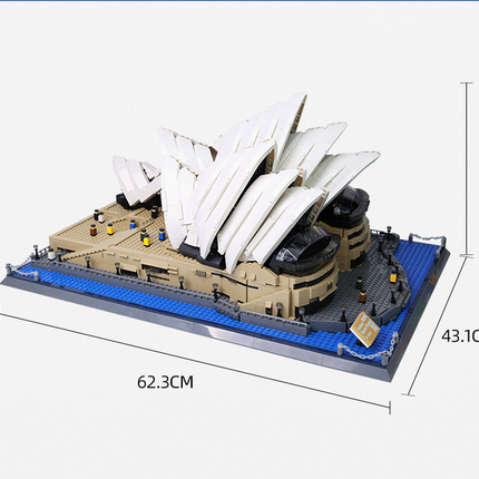 Sydney Opera House Mini Building Blocks Model ‚Äö√Ñ√∂‚àö√ë‚àö‚àÇ‚Äö√†√∂‚àö√´‚Äö√†√∂¬¨¬Æ Iconic Architectural Masterpiece for Home Display, Gifts & Creative Play (White) | Other Architectural Models Available In-Store