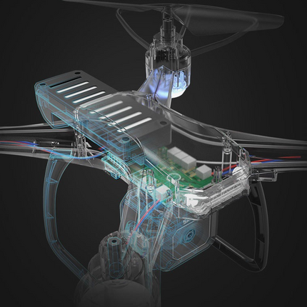 Christmas gift Fierce DIY 4K Camera Drone: Build & Fly Your Own Stunt Quadcopter for Thrilling Aerial Adventures