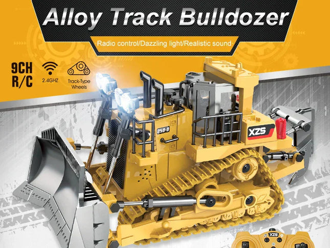 Rc Buldozer Toy Truck For Kids