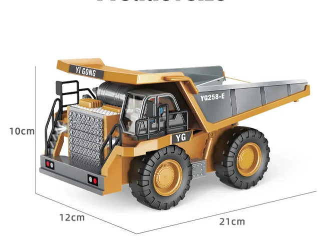 Rc Alloy Dump Truck Engineering Vehicle For Boys