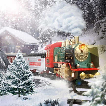 RC Track Train Set with Steam Effect