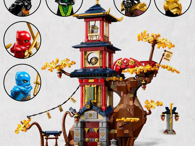 Dragon Energy Temple Building Blocks Model Set