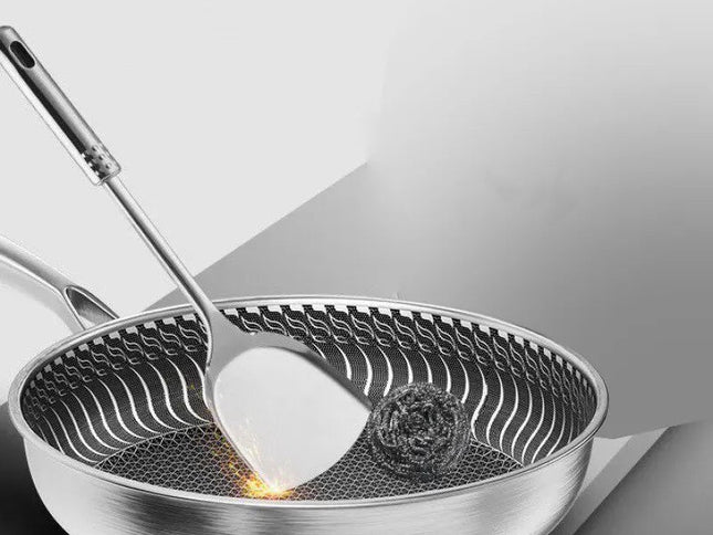 Tri-Ply 316 Frying Pan 32cm Double-Sided