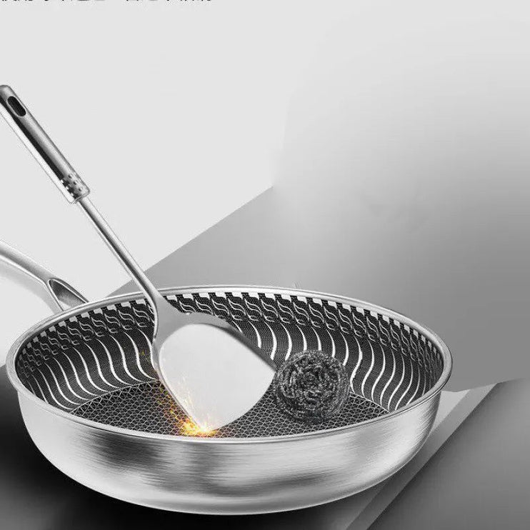 Tri-Ply 316 Frying Pan 32cm Double-Sided