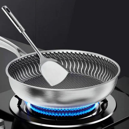 Tri-Ply 316 Frying Pan 32cm Double-Sided