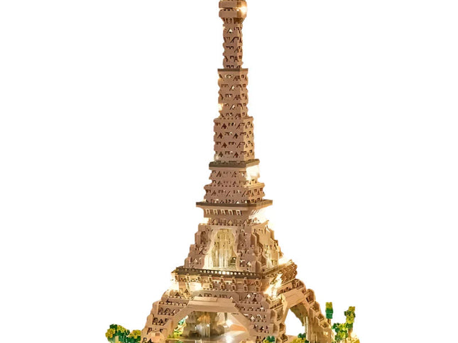 LED Eiffel Tower Micro Mini Building Blocks Set