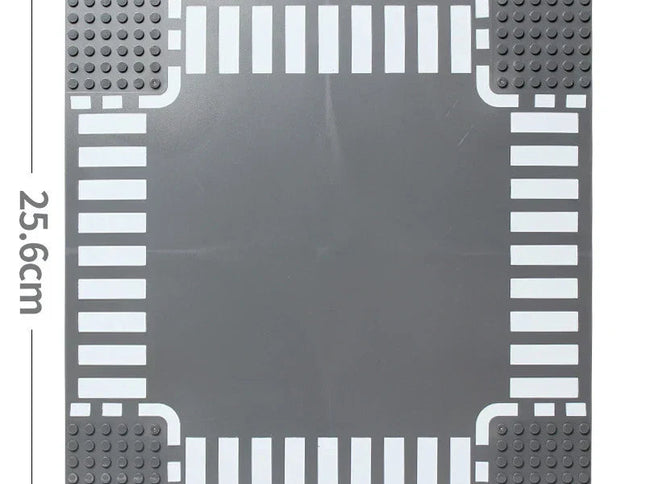 City Road Baseplate Block For Kids Diy Building