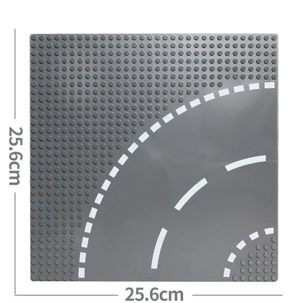 City Road Baseplate Block For Kids Diy Building