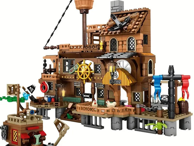 Pirate Island Fortress Building Blocks Set