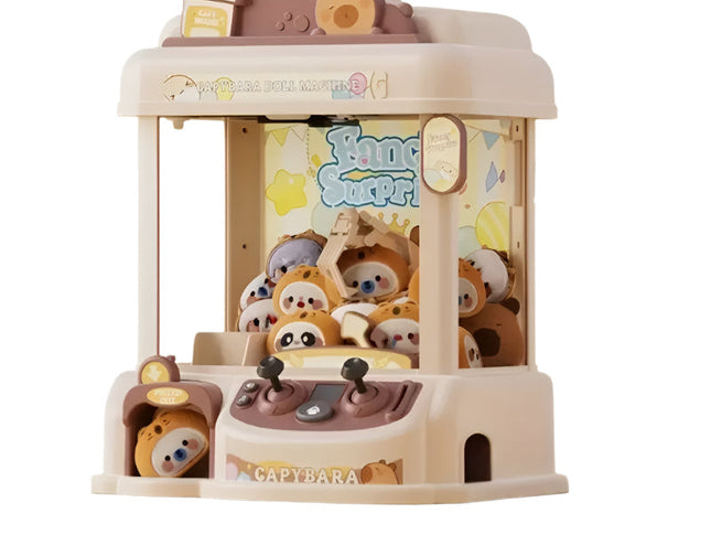 Capybara Toy Claw Machine with Plush Prizes
