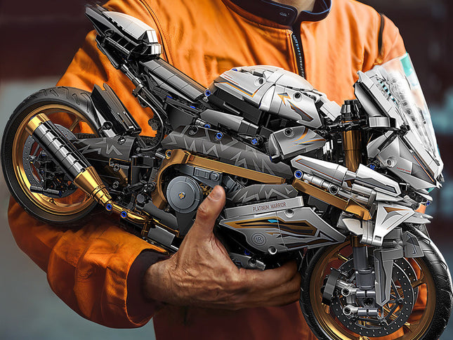 Motorcycle Blocks Model for Teens & Adults