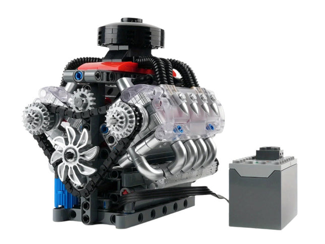 V8 Engine Simulation Model Blocks