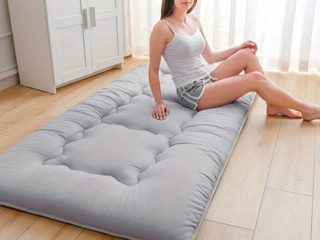Foldable Tatami Floor Futon Mattress Pad Grey