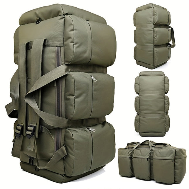 Military Duffel Backpack 80L Outdoor Travel Bag