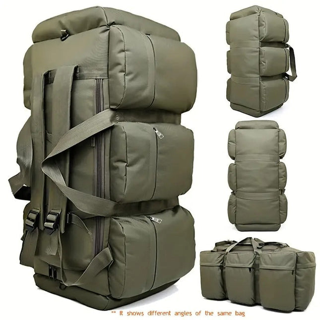 Military Duffel Backpack 80L Outdoor Travel Bag