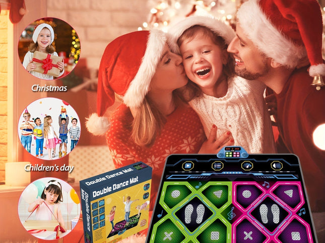 Double Electronic Dance Mat for Kids and Adults