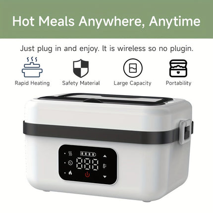 Electric Heated Lunch Box USB Rechargeable 1000ml