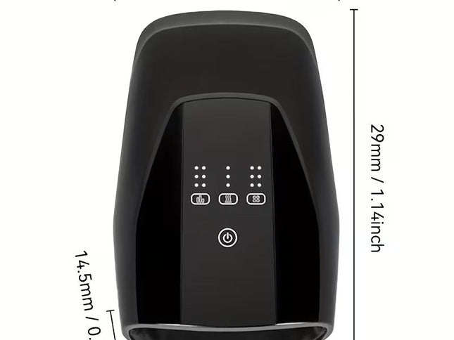 NNETM Ergonomic Hand Massager with Heat & Vibration