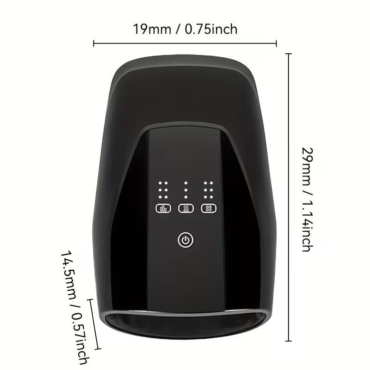 NNETM Ergonomic Hand Massager with Heat & Vibration