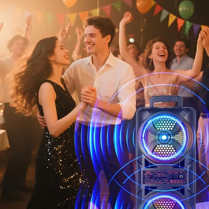 3000W Portable Wireless Speaker with Dual Subwoofers