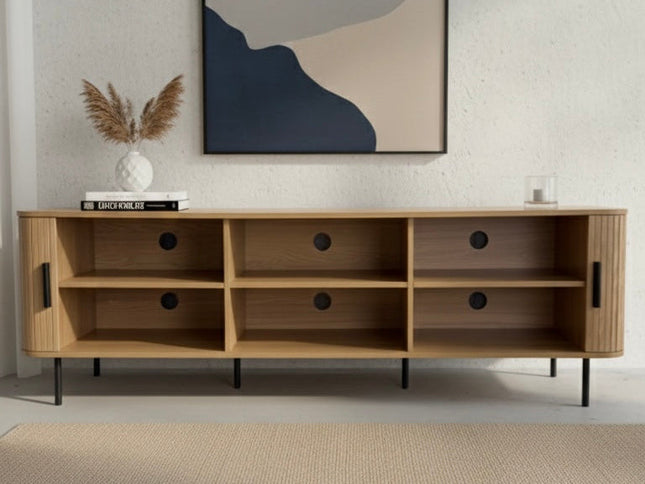 Florence 2 Door Entertainment Unit Oak