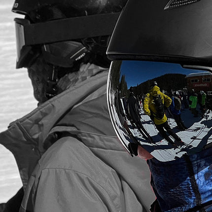 OutdoorMaster Ski Goggles PRO - Frameless, Interchangeable Lens 100% UV400 Protection Snow Goggles for Men & Women-OM-2