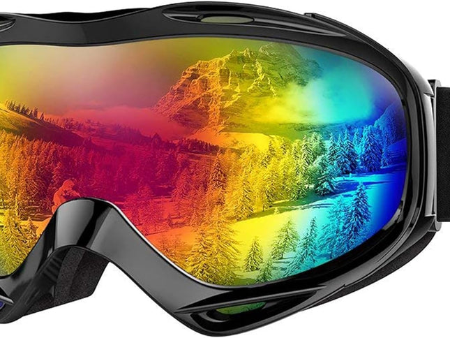 OutdoorMaster OTG Ski Goggles - Over Glasses Ski/Snowboard Goggles for Men, Women & Youth - 100% UV Protection-OM-5